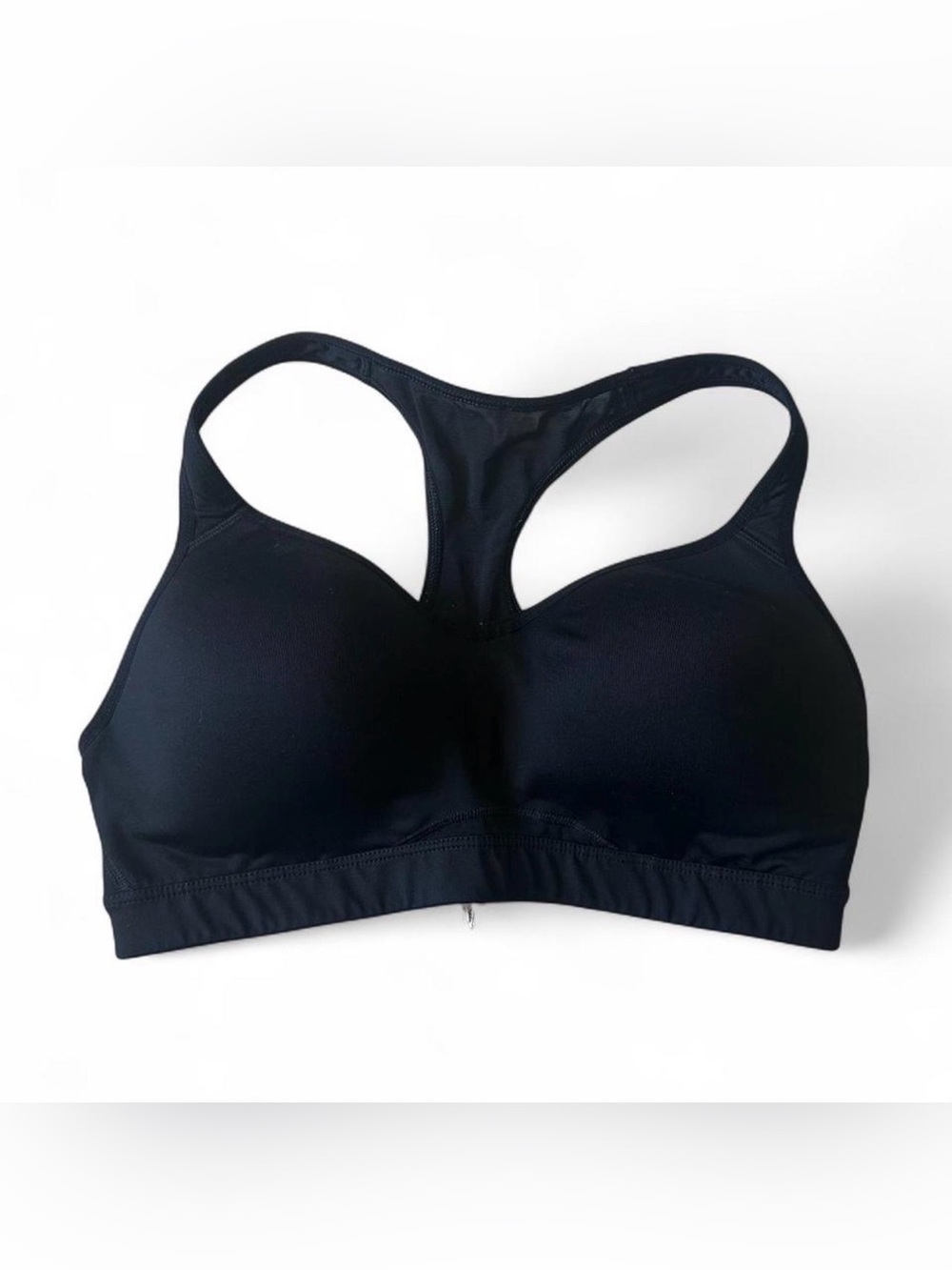 Old Navy Black Racerback Padded Sports Bra